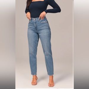 Abercrombie and Fitch Curve Love High Rise Mom Jean